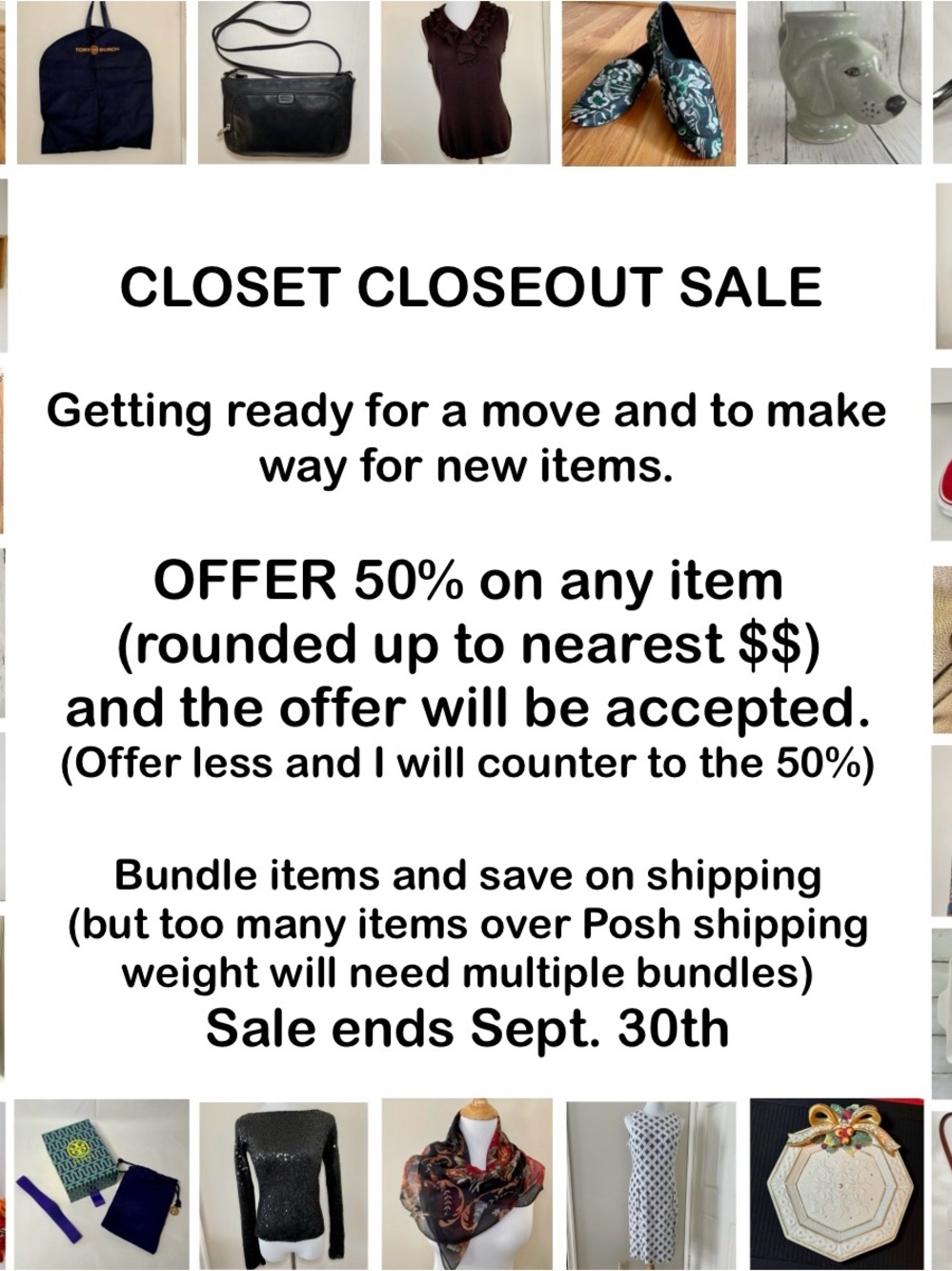 All items 50%